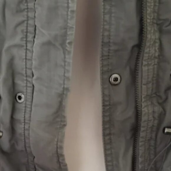 Banana Republic Women's Gray Utility Jacket Size Petite XS - Picture 3 of 4